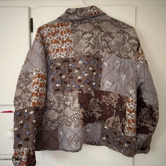 Vintage Quilted Silk Jacket - Picture 2 of 4